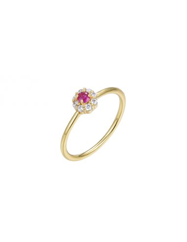Ring Gold Boheme Pink