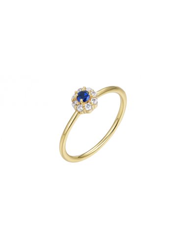 Ring Gold Boheme Blue