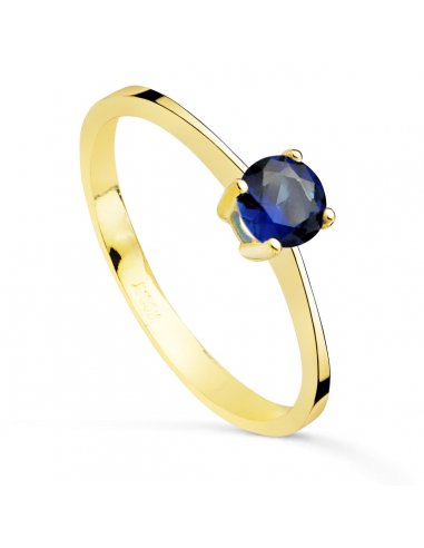 18kt Gold Ring- Azul Mini