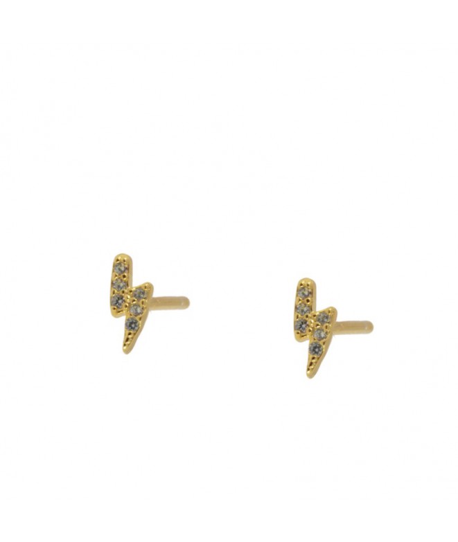 Pendientes Gold Crystal Ray