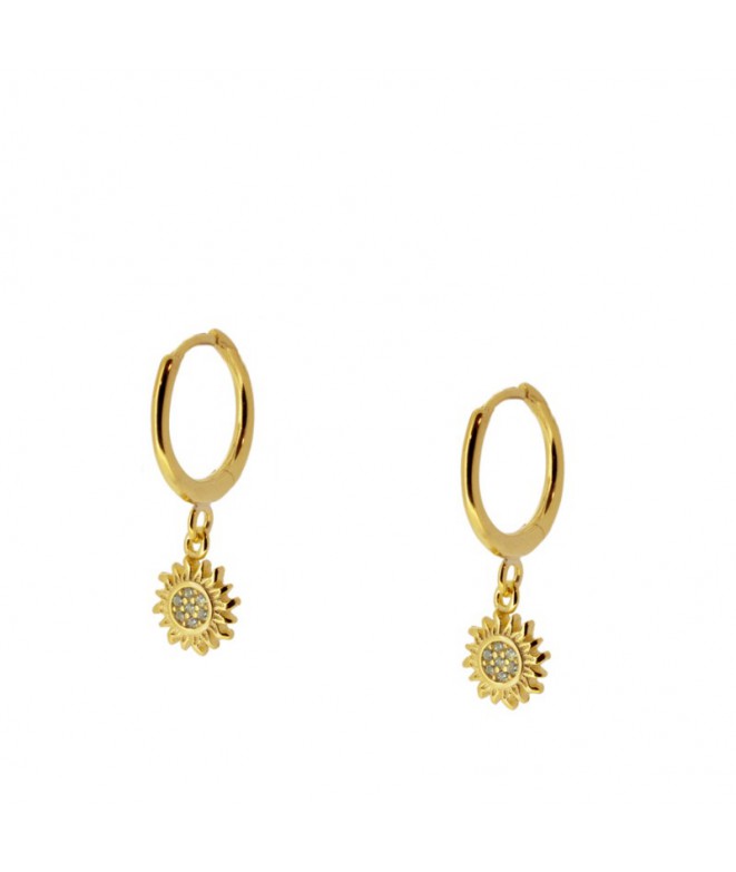 Earrings Gold Soleil