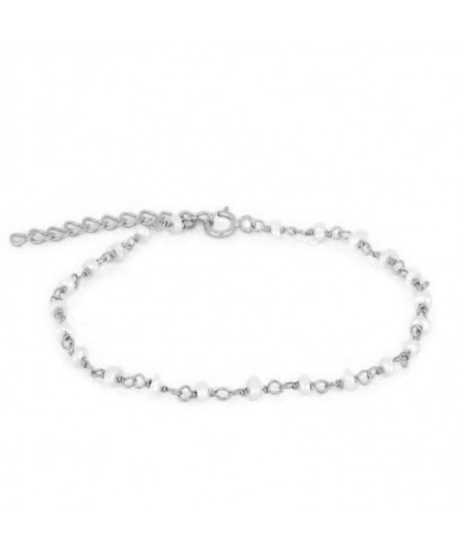 Anklet Silver Pearl