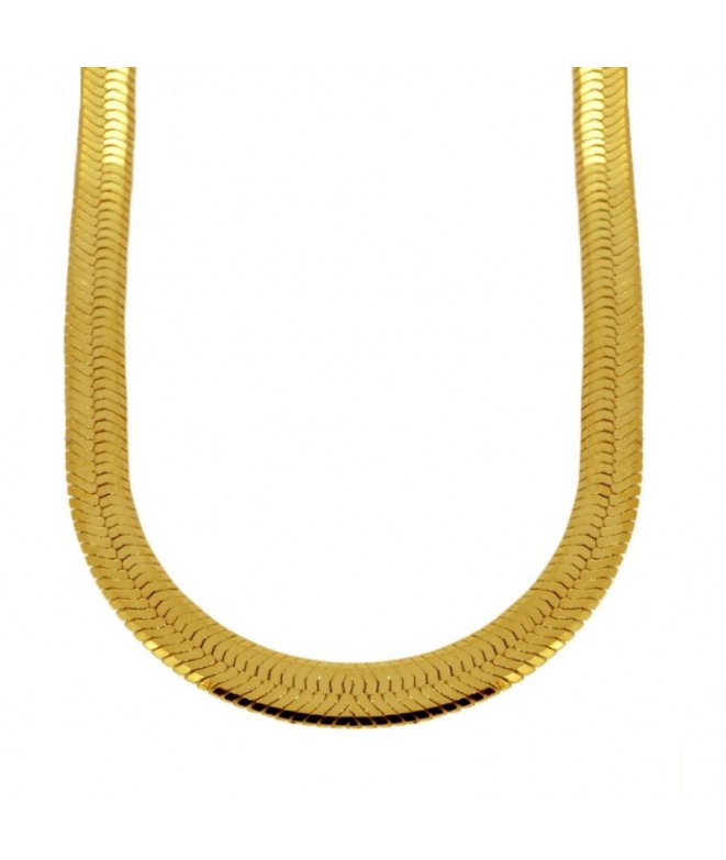 Necklace Chocker Gold Plain