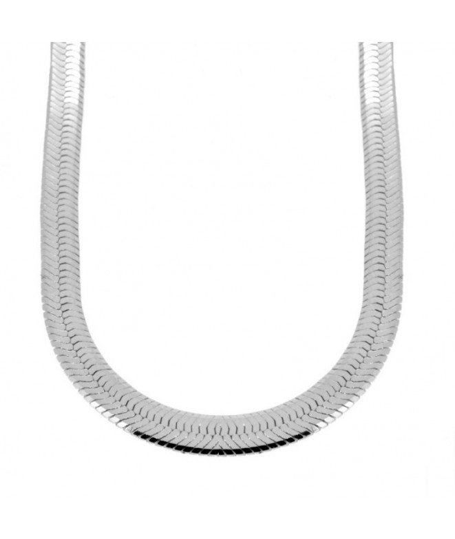 Necklace Chocker Silver Plain