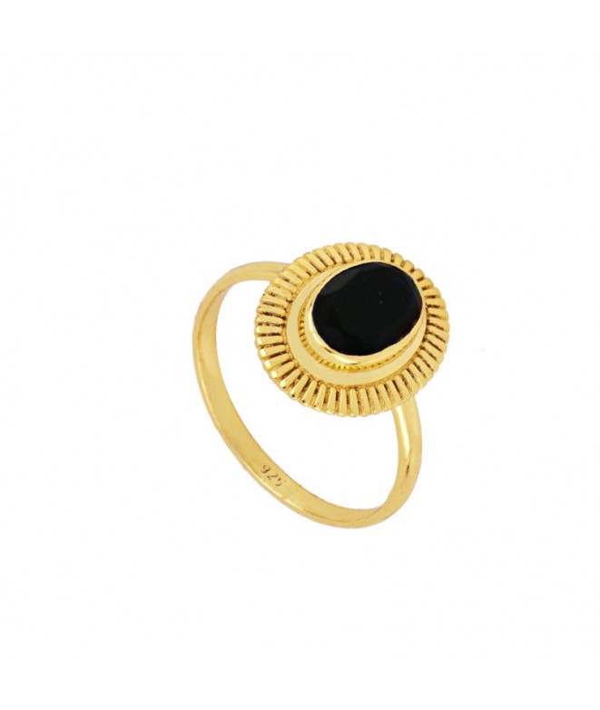 Gold Duna Black Ring