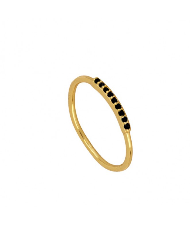 Gold Zurich Black Ring
