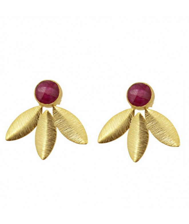 Earrings Gold Bimani Roja