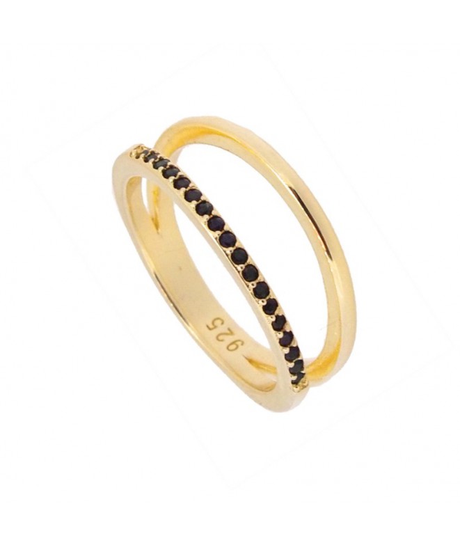Gold Black Ring Size 12