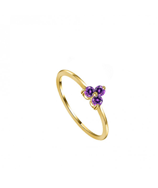 Ring Gold Lia Purple