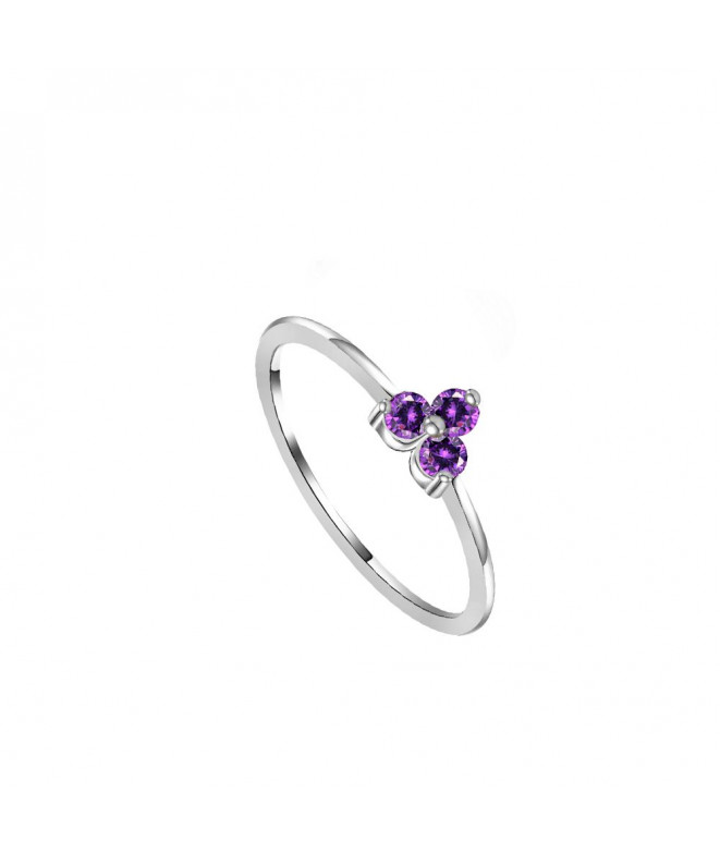 Silver Lia Purple Ring