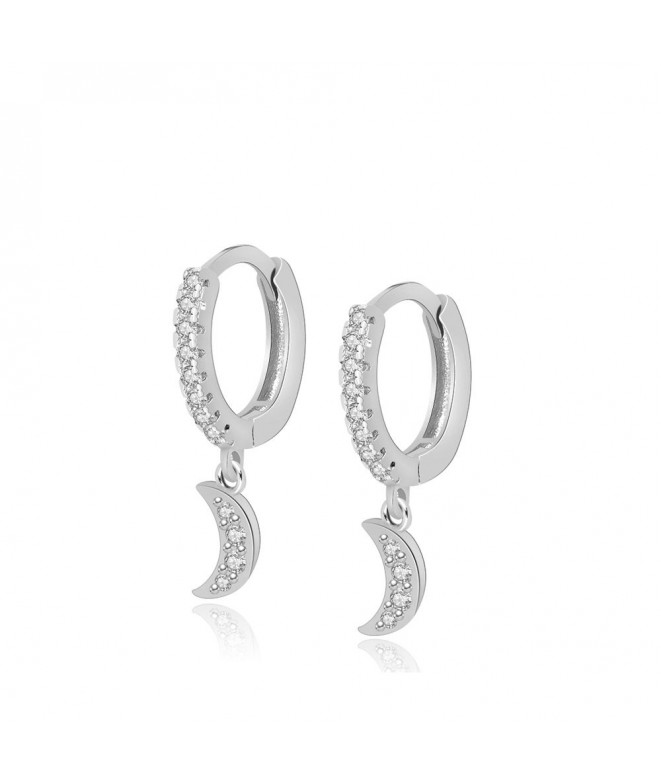 Silver Lune Earrings
