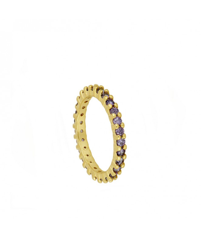 Gold Oxford Purple Ring