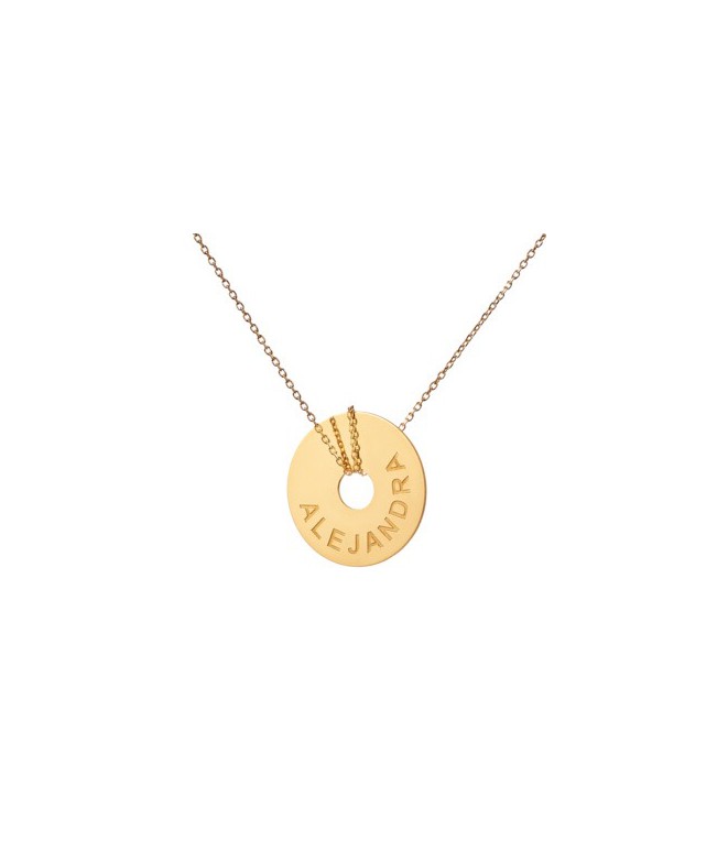 Necklace Gold Donut