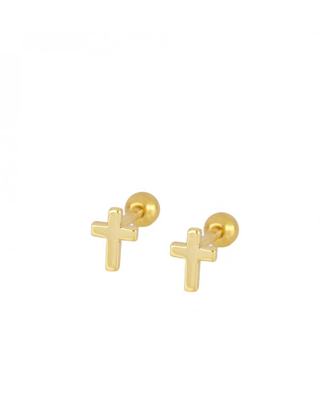 Gold Cross Piercing