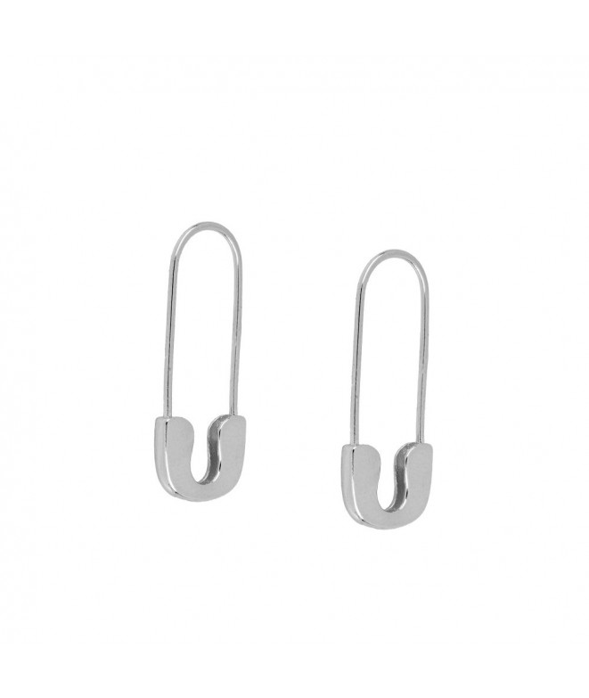 Silver Pin Earrings