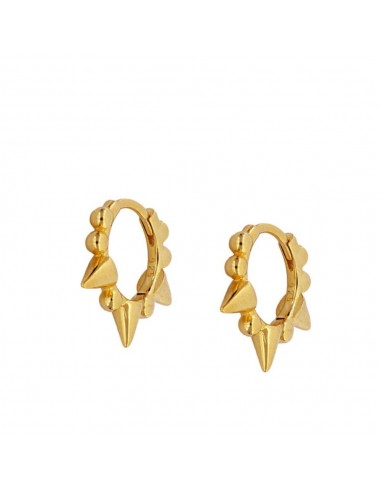Gold Rock Earrings