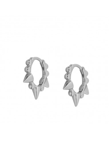 Silver Rock Earrings