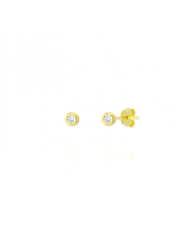 Earrings Gold Mini Chaton