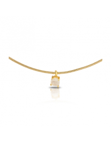 Necklace Gold Linen