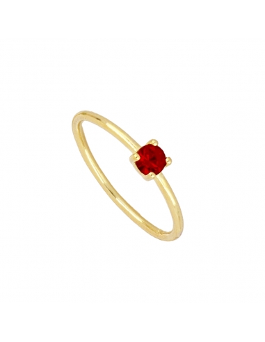 Ring Gold Bear Red