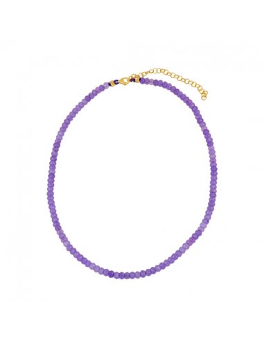 Necklace Gold Derek Purple