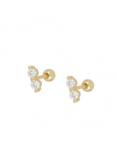 Piercing Gold Double White