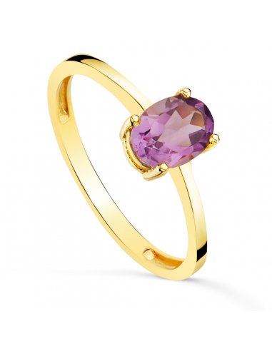 Ring Gold 18kt - Amatista