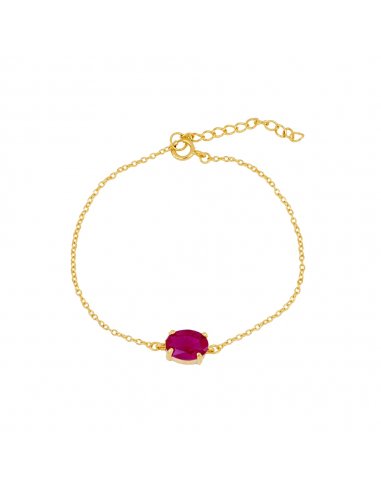 Bracelet Gold Zoco Pink
