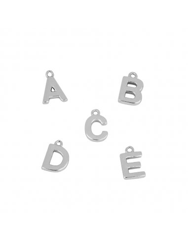 Charm Silver Inicial